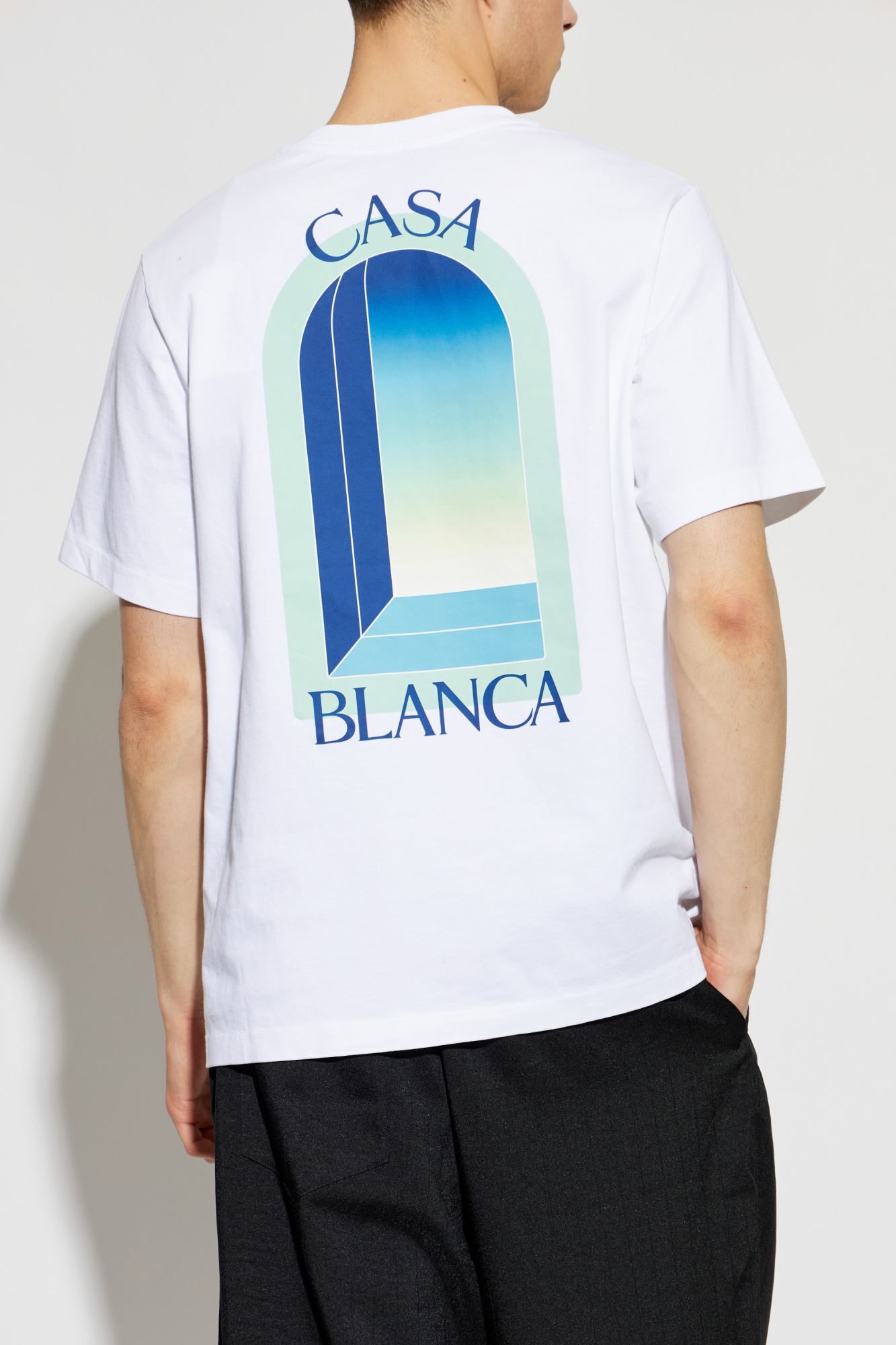 Casablanca T-shirt with colorful print | Men's | Vitkac